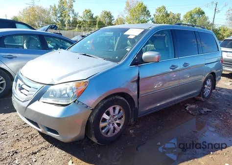2008 Honda Odyssey Ex-L from USA, damaged, VIN 5FNRL38738B005935